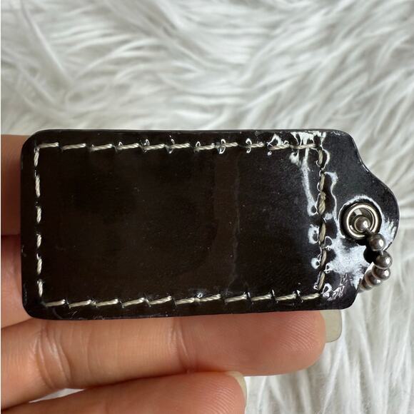 1.5" COACH  Fob Bag Charm Hang tag Hangtag - Picture 2 of 2